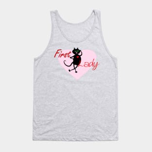 First CatLady Tank Top